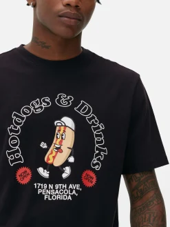 T-shirt à Imprimé Hot-dog|Primark Hot