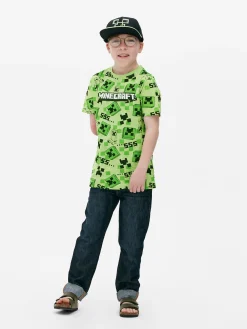 T-shirt à Imprimé Minecraft Creeper|Primark Best