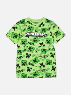 T-shirt à Imprimé Minecraft Creeper|Primark Best