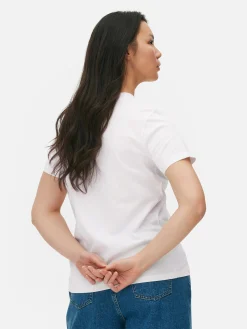 T-shirt à Manches Courtes En Coton|Primark Hot