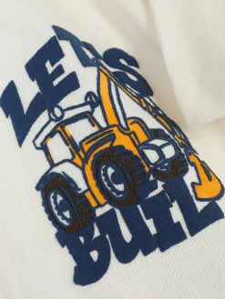 T-shirt à Manches Courtes Et Motif Pelleteuse|Primark Best