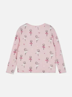 T-shirt à Manches Longues Et Motif Ballet|Primark