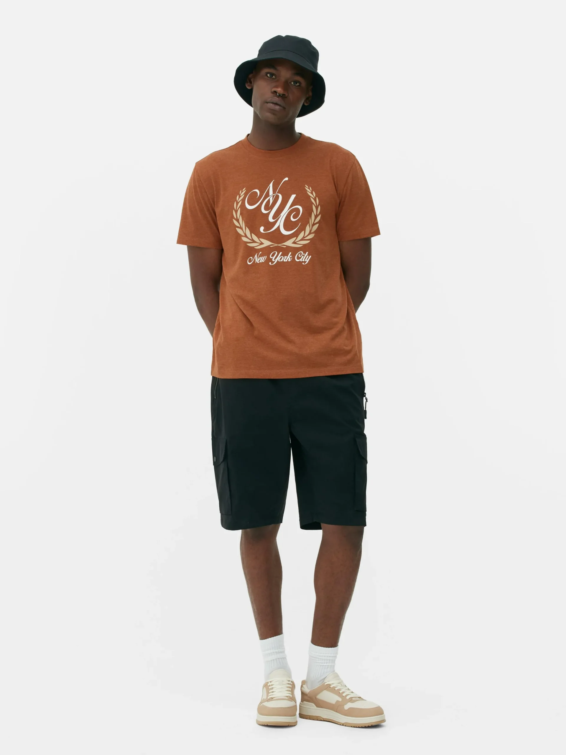 T-shirt à Motif Armoiries New York City|Primark