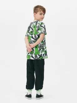 T-shirt à Motif Minecraft Creeper|Primark Discount
