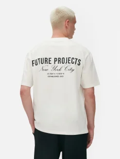 T-shirt Brodé Future Projects|Primark Hot