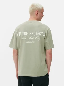 T-shirt Brodé Future Projects|Primark Hot