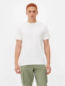 T-shirt Col Ras-du-cou Coupe Regular|Primark New