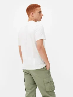 T-shirt Col Ras-du-cou Coupe Regular|Primark New