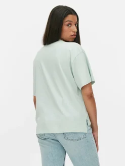 T-shirt Coupe Droite à Motif Graphique|Primark Clearance