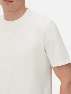 T-shirt Coupe Slim à Manches Courtes|Primark Clearance