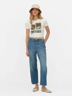 T-shirt Court Graphique Claude Monet|Primark Outlet