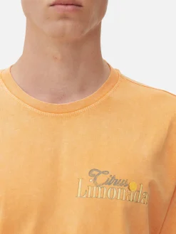 T-shirt Délavé Citrus Limonada|Primark Clearance