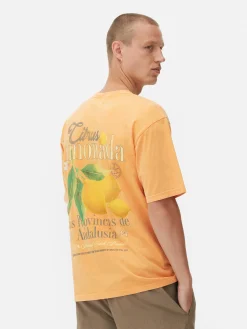 T-shirt Délavé Citrus Limonada|Primark Clearance