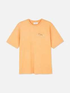 T-shirt Délavé Citrus Limonada|Primark Clearance