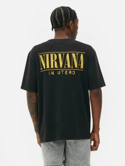 T-shirt Effet Délavé Nirvana|Primark Outlet