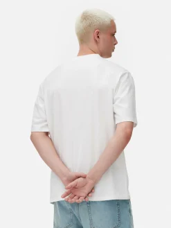 T-shirt En Coton à Coupe Décontractée|Primark Discount