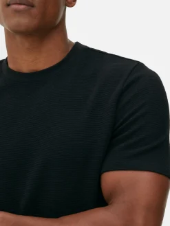 T-shirt En Maille Ottoman Côtelée|Primark Hot