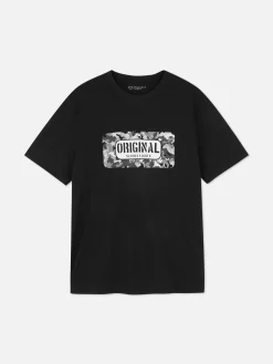 T-shirt Graphique à Motif Pochoir Original|Primark Best