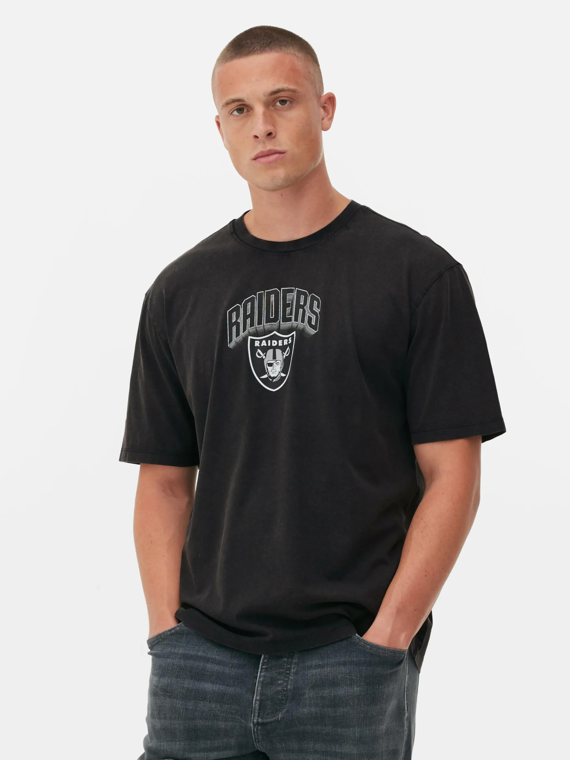 T-shirt Graphique NFL Las Vegas Raiders|Primark New