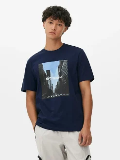 T-shirt Graphique NYC Studios|Primark Clearance