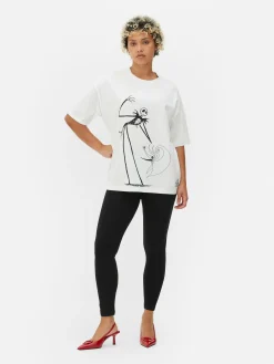 T-shirt Oversize Disney L’Étrange Noël De Monsieur Jack De Tim Burton|Primark Discount