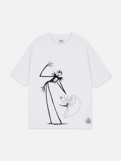 T-shirt Oversize Disney L’Étrange Noël De Monsieur Jack De Tim Burton|Primark Discount