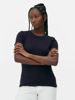 T-shirt Ras Du Cou Stretch|Primark Sale