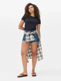 T-shirt Stretch à Col Ras-du-cou|Primark Online