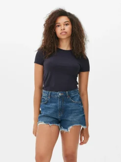 T-shirt Stretch à Col Ras-du-cou|Primark Online