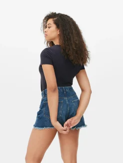 T-shirt Stretch à Col Ras-du-cou|Primark Online