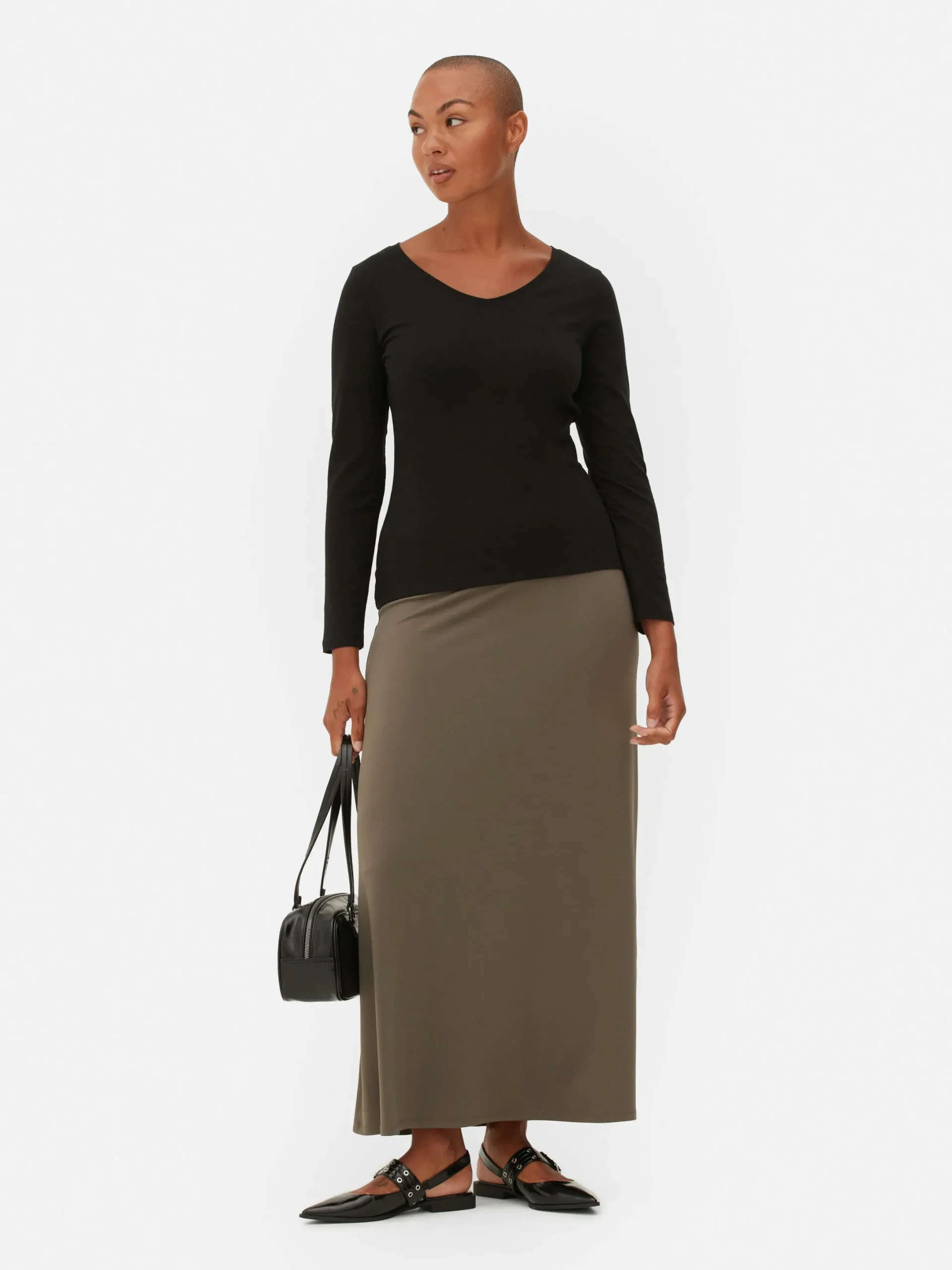 T-shirt Stretch à Manches Longues|Primark Hot