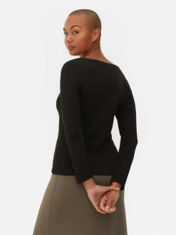 T-shirt Stretch à Manches Longues|Primark Hot