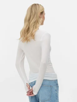 T-shirt Stretch à Manches Longues Rita Ora|Primark Best