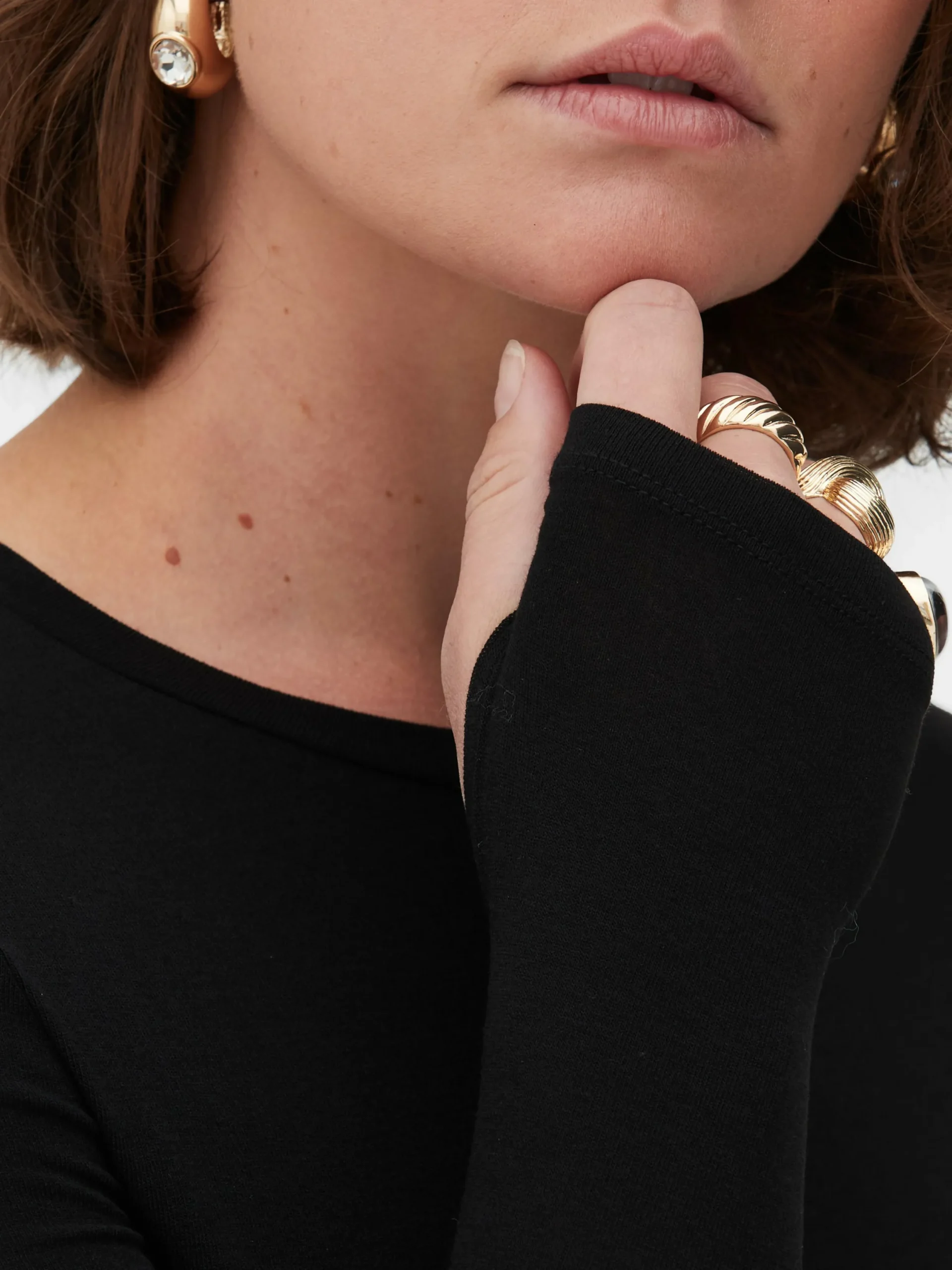 T-shirt Stretch à Manches Longues Rita Ora|Primark Clearance