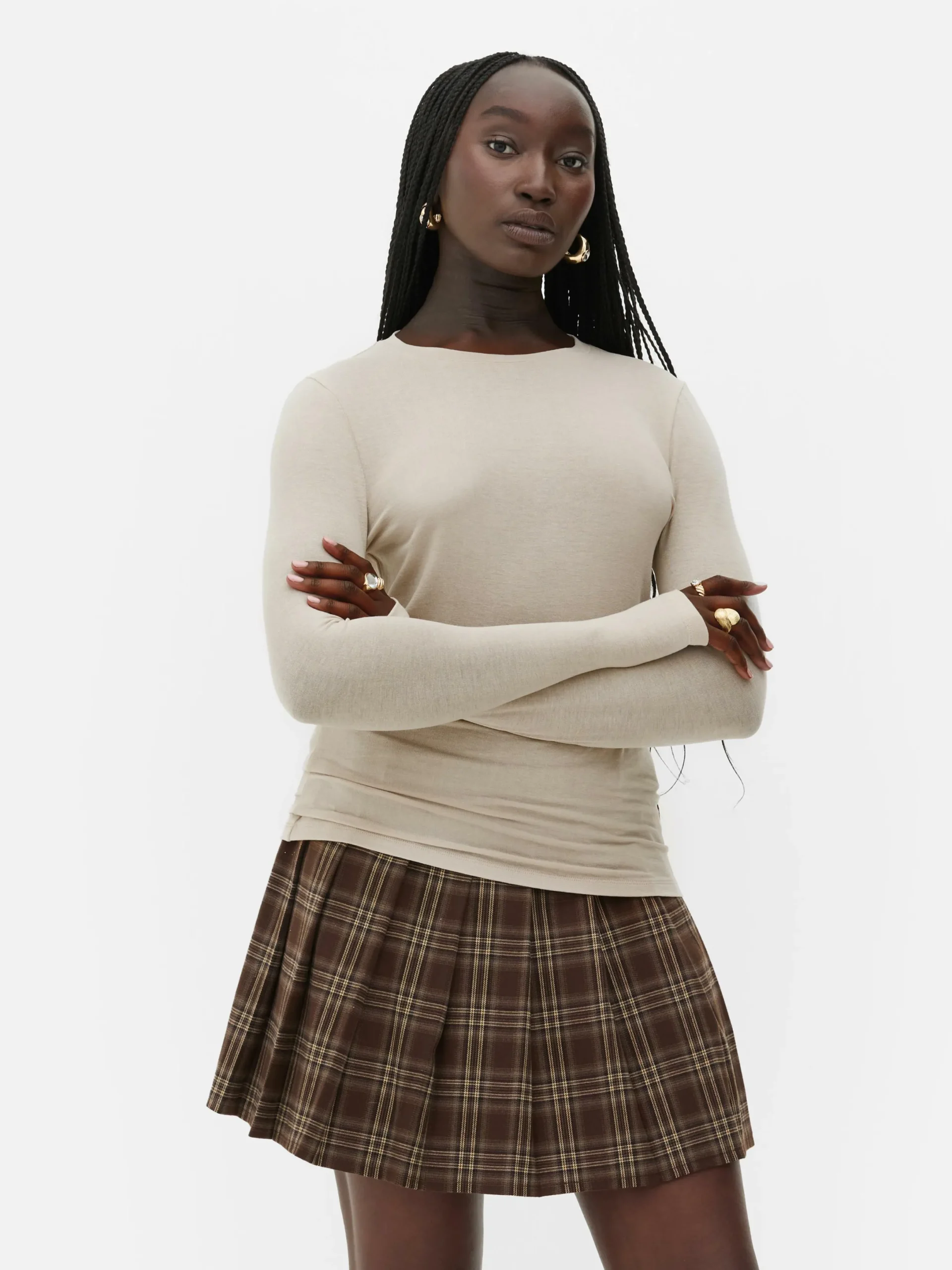 T-shirt Stretch à Manches Longues Rita Ora|Primark Sale