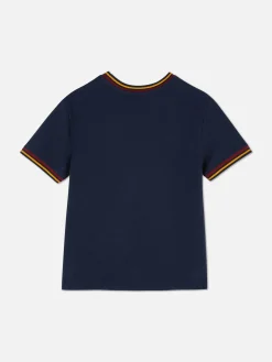 T-shirt Style Universitaire à Manches Courtes|Primark New