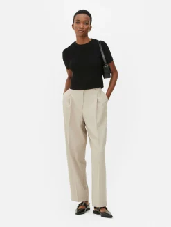 T-shirt Tricoté à Col Rond|Primark Online