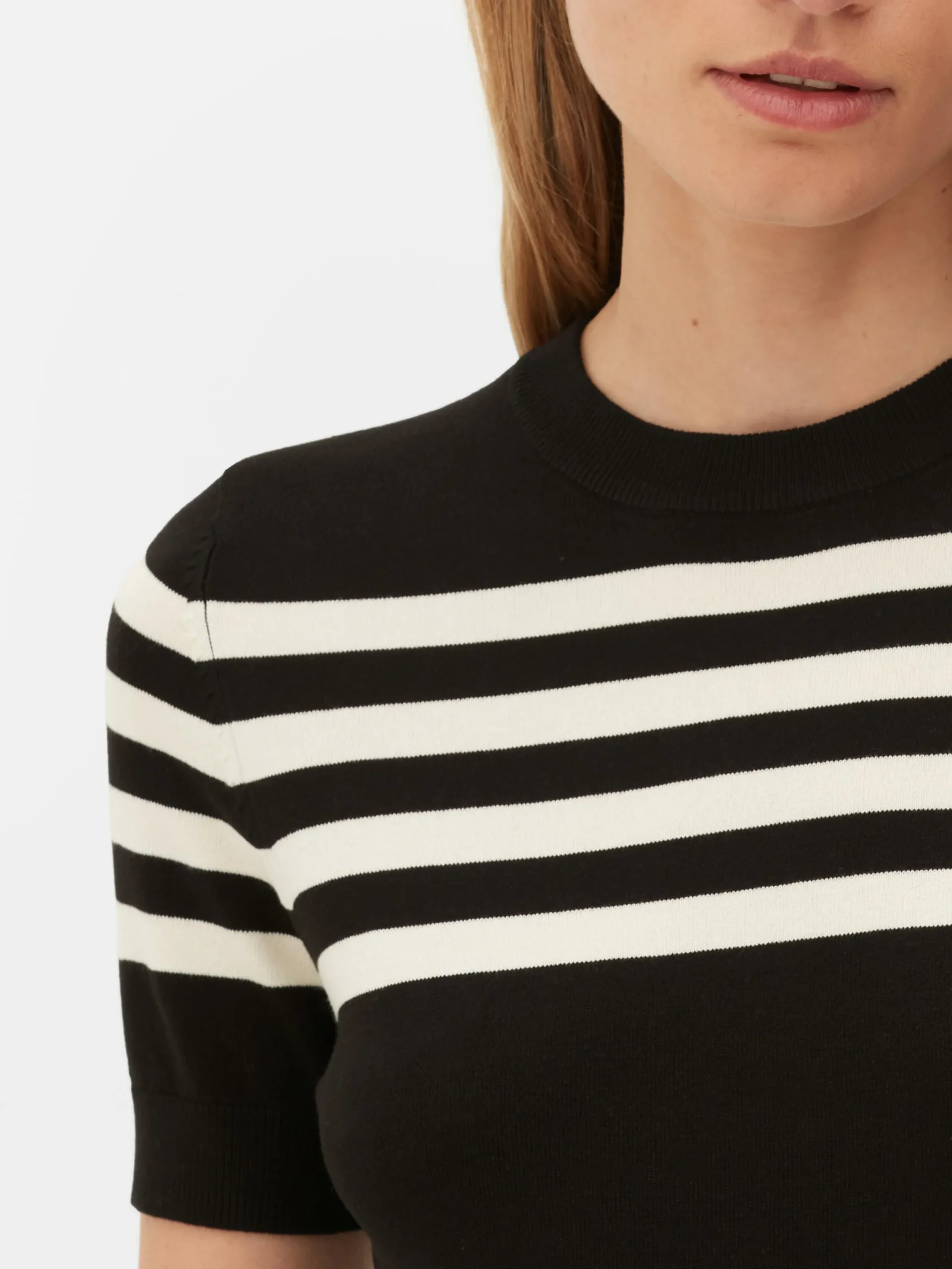 T-shirt Tricoté à Manches Courtes|Primark Best