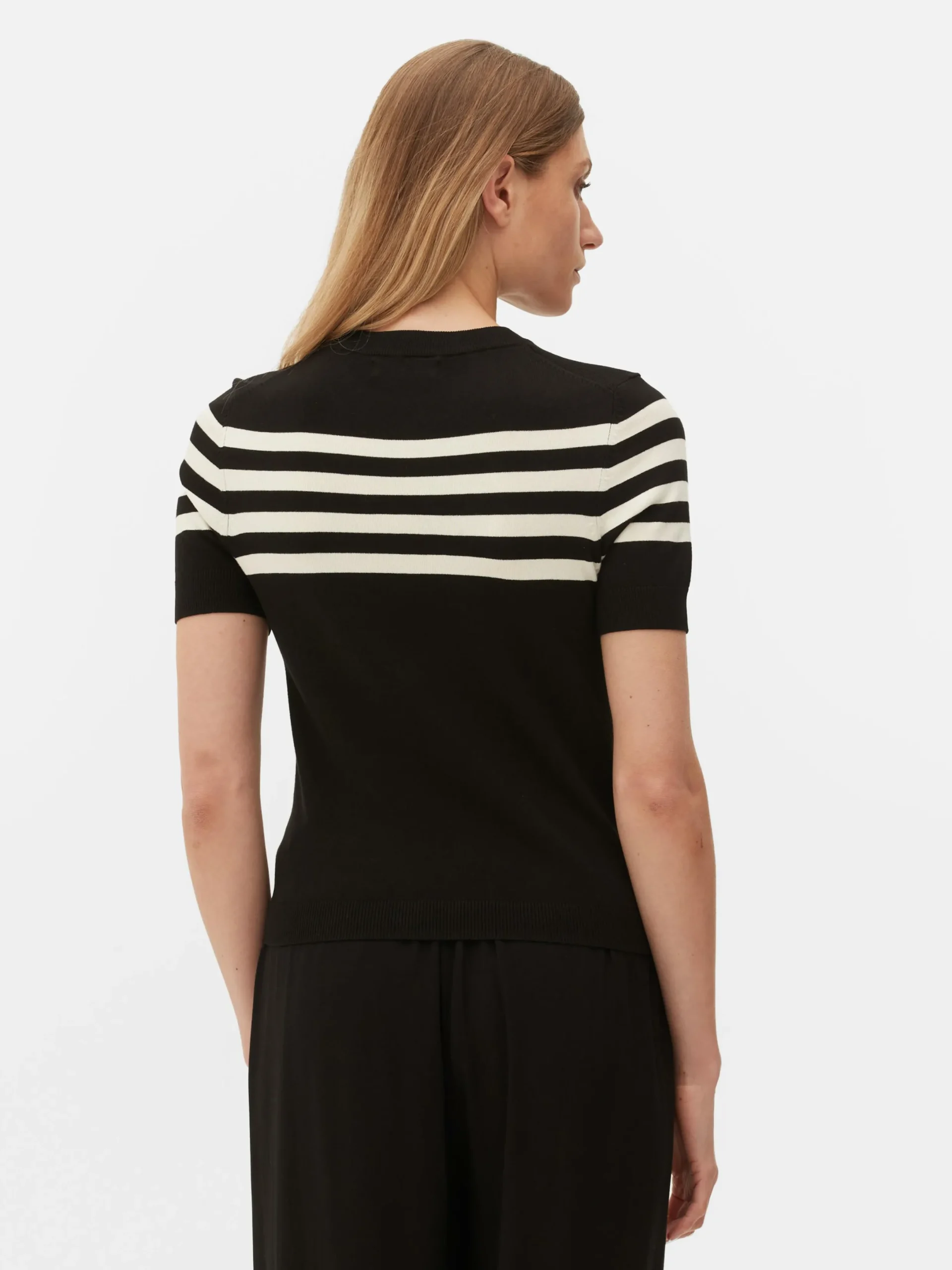 T-shirt Tricoté à Manches Courtes|Primark Best