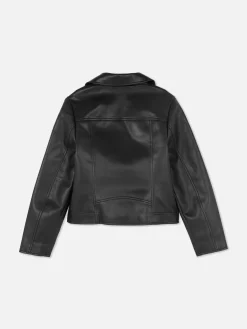 Veste De Motard En Simili Cuir|Primark Discount