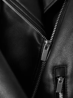 Veste De Motard En Simili Cuir|Primark Discount