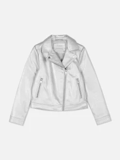 Veste De Motard Métallisée|Primark Discount
