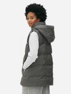 Veste Sans Manches Matelassée à Capuche|Primark Outlet