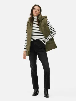 Veste Sans Manches Matelassée à Capuche|Primark Hot