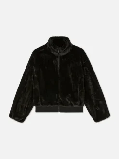 Veste Zippée En Fausse Fourrure|Primark Best